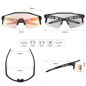 Photochromic Cycling Sunglasses for Men